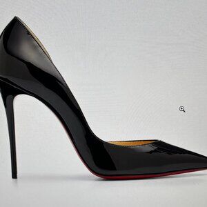 Christian Louboutin Iriza  Patent Leather Black Shoe